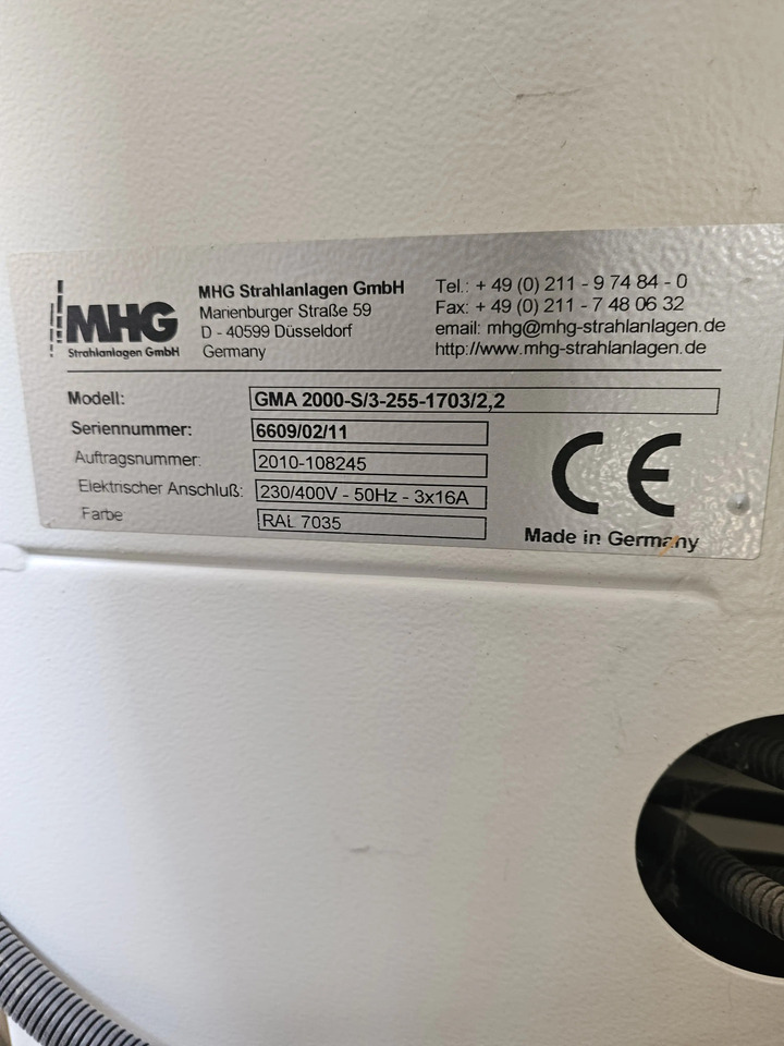 1 Stk. Glasscheiben Strahlanlage (MHG) - Werktuigmachine: afbeelding 3 1 Stk. Glasscheiben Strahlanlage (MHG) - Werktuigmachine: afbeelding 3