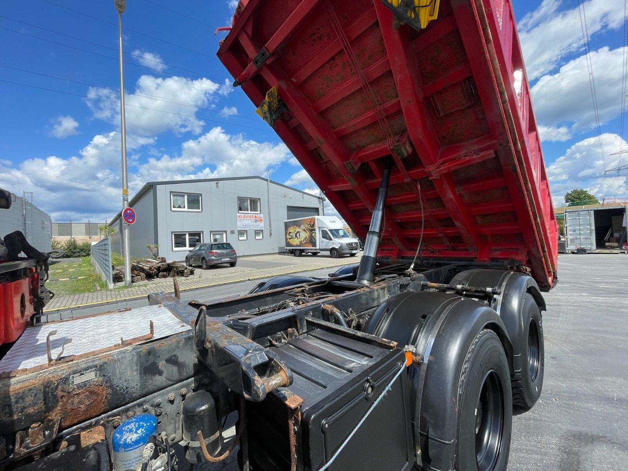 Kipper vrachtwagen, Kraanwagen MAN TGA 26.360 6x6H Dreiseitenkipper/Kran/PALFINGER: afbeelding 14