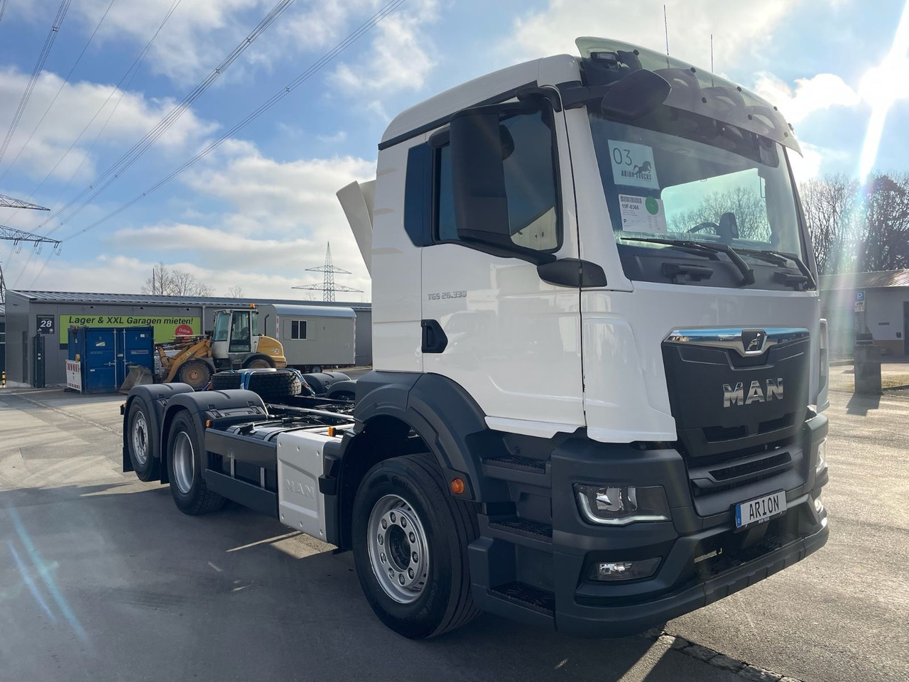 MAN TGS 26.330 6x2-4BL Fahrgestell/NLA/AC/EU6e - Chassis vrachtwagen: afbeelding 1 MAN TGS 26.330 6x2-4BL Fahrgestell/NLA/AC/EU6e - Chassis vrachtwagen: afbeelding 1