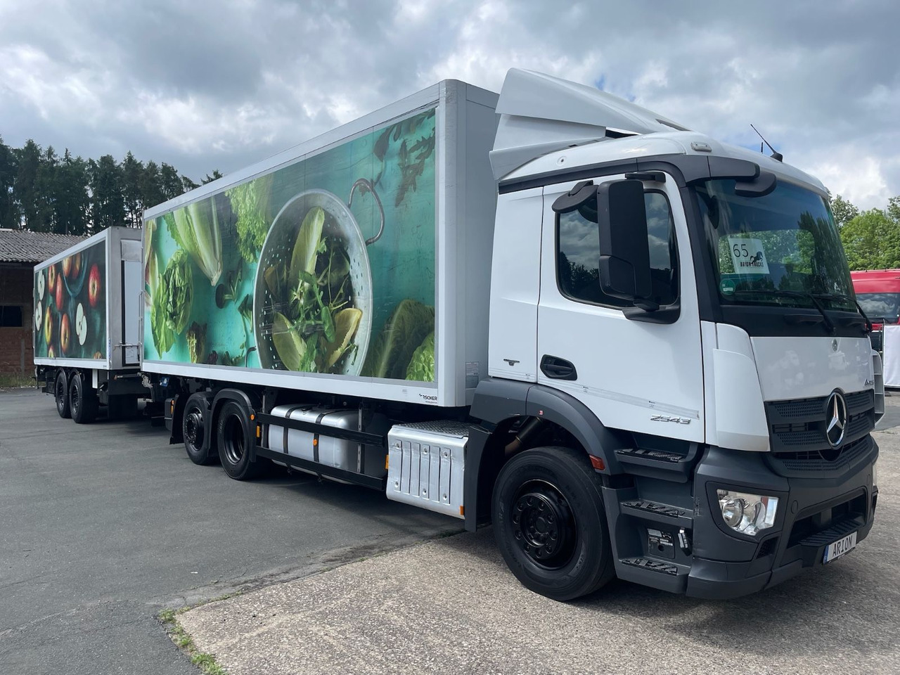 Mercedes-Benz Antos 2543 6x2 Kühlkoffer/CARRIER/KERSCHER/NLA - Koelwagen vrachtwagen: afbeelding 1 Mercedes-Benz Antos 2543 6x2 Kühlkoffer/CARRIER/KERSCHER/NLA - Koelwagen vrachtwagen: afbeelding 1