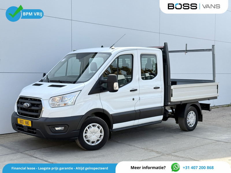 Ford Transit 350 2.0 TDCI 130PK L3H1 DC Trend Open Laadbak Pritische 6 zitplaatsen Airco Cruise Control - Bestelwagen met open laadbak, Bestelwagen met dubbele cabine: afbeelding 1 Ford Transit 350 2.0 TDCI 130PK L3H1 DC Trend Open Laadbak Pritische 6 zitplaatsen Airco Cruise Control - Bestelwagen met open laadbak, Bestelwagen met dubbele cabine: afbeelding 1