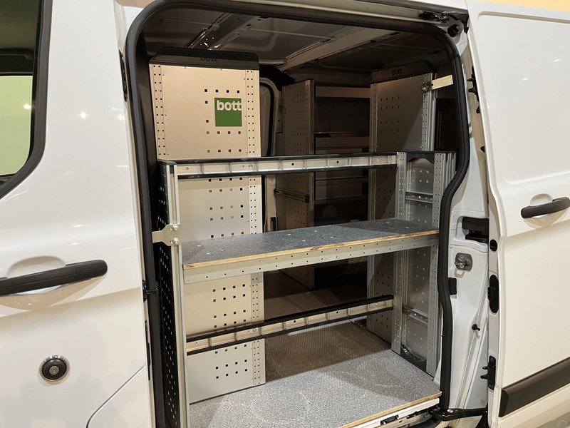 Kleine bestelwagen Ford Transit Custom 300 2.0 TDCI L1H1 Trend 130 PK / Servicebus / Bott Inrichting / Euro 6 / Schuifdeur L + R / Airco / CarPlay / Klep / PDC / Navigatie / 3-Zits  / BPM VRIJ !!: afbeelding 13