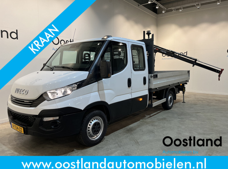 Iveco Daily 35S18D 3.0 375 Automaat Open Laadbak / Hiab Kraan / Euro 6 / Trekhaak 3500 KG / Airco / Camera / Navigatie / 3-Zits / 67.000 KM !! - Bestelwagen met open laadbak: afbeelding 1 Iveco Daily 35S18D 3.0 375 Automaat Open Laadbak / Hiab Kraan / Euro 6 / Trekhaak 3500 KG / Airco / Camera / Navigatie / 3-Zits / 67.000 KM !! - Bestelwagen met open laadbak: afbeelding 1