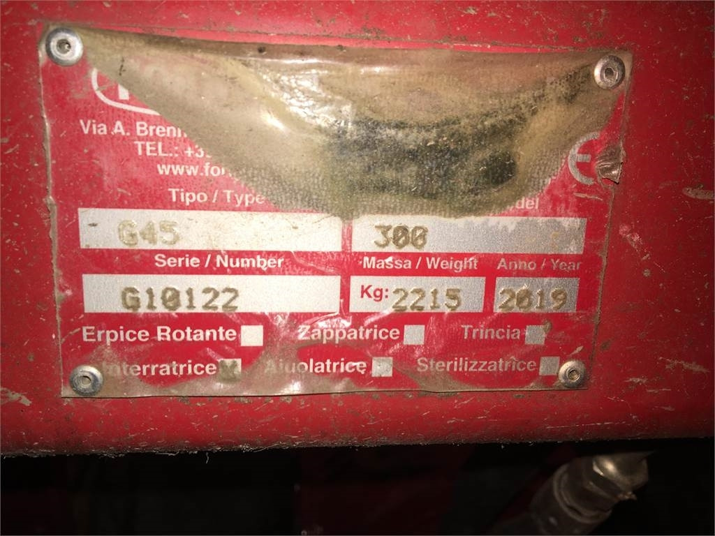 Forigo G45-300 - Grondbewerking toebehoor: afbeelding 4 Forigo G45-300 - Grondbewerking toebehoor: afbeelding 4