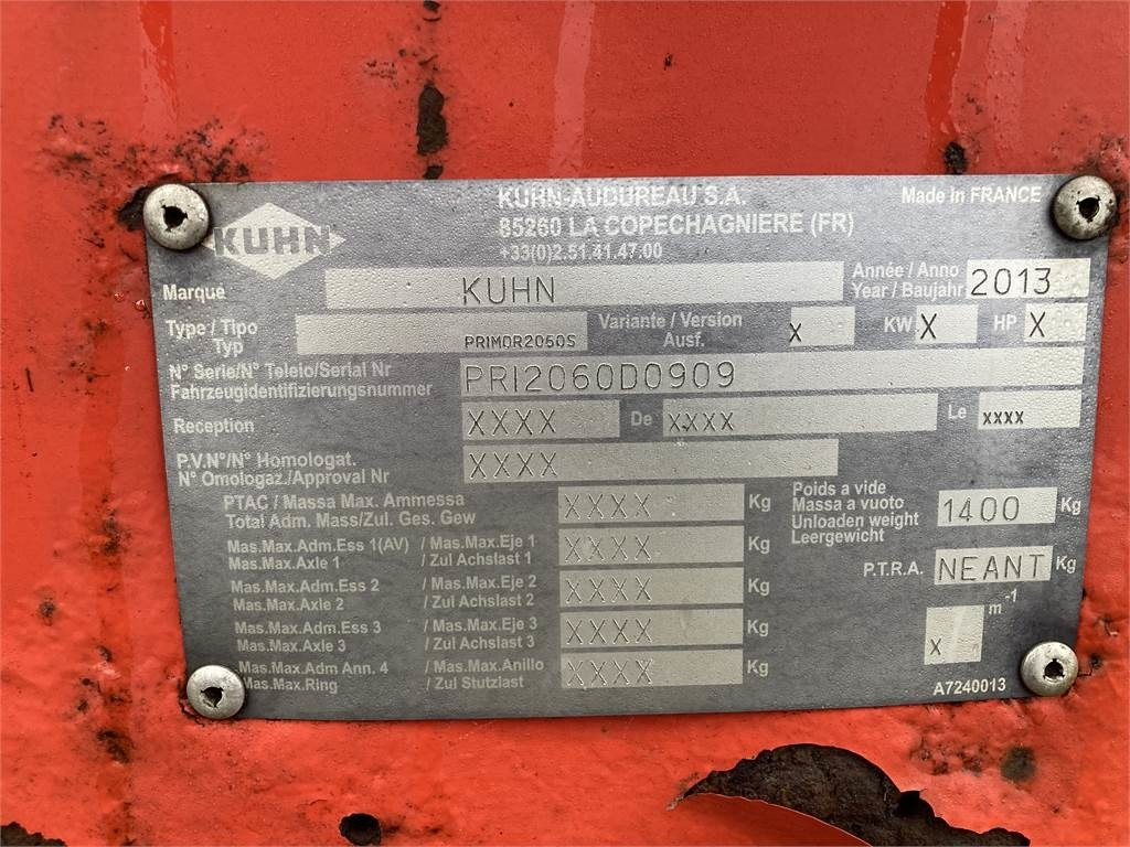Kuhn PRIMOR 2060S halmstrøer - Veeteelt materiaal: afbeelding 5 Kuhn PRIMOR 2060S halmstrøer - Veeteelt materiaal: afbeelding 5