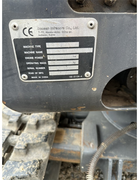 Doosan Slo 18 - 1.8T with bucket packed (Low Hours) - Minigraafmachine: afbeelding 5 Doosan Slo 18 - 1.8T with bucket packed (Low Hours) - Minigraafmachine: afbeelding 5