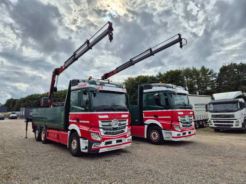 Mercedes-Benz Actros 2551/6x2 // Palfinger 16002 B // 2 x trucks - Kraanwagen: afbeelding 1 Mercedes-Benz Actros 2551/6x2 // Palfinger 16002 B // 2 x trucks - Kraanwagen: afbeelding 1