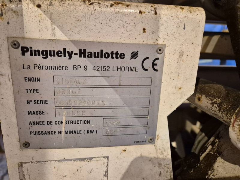 Schaarlift Pinguely Haulotte H800E // 2 personers: afbeelding 8