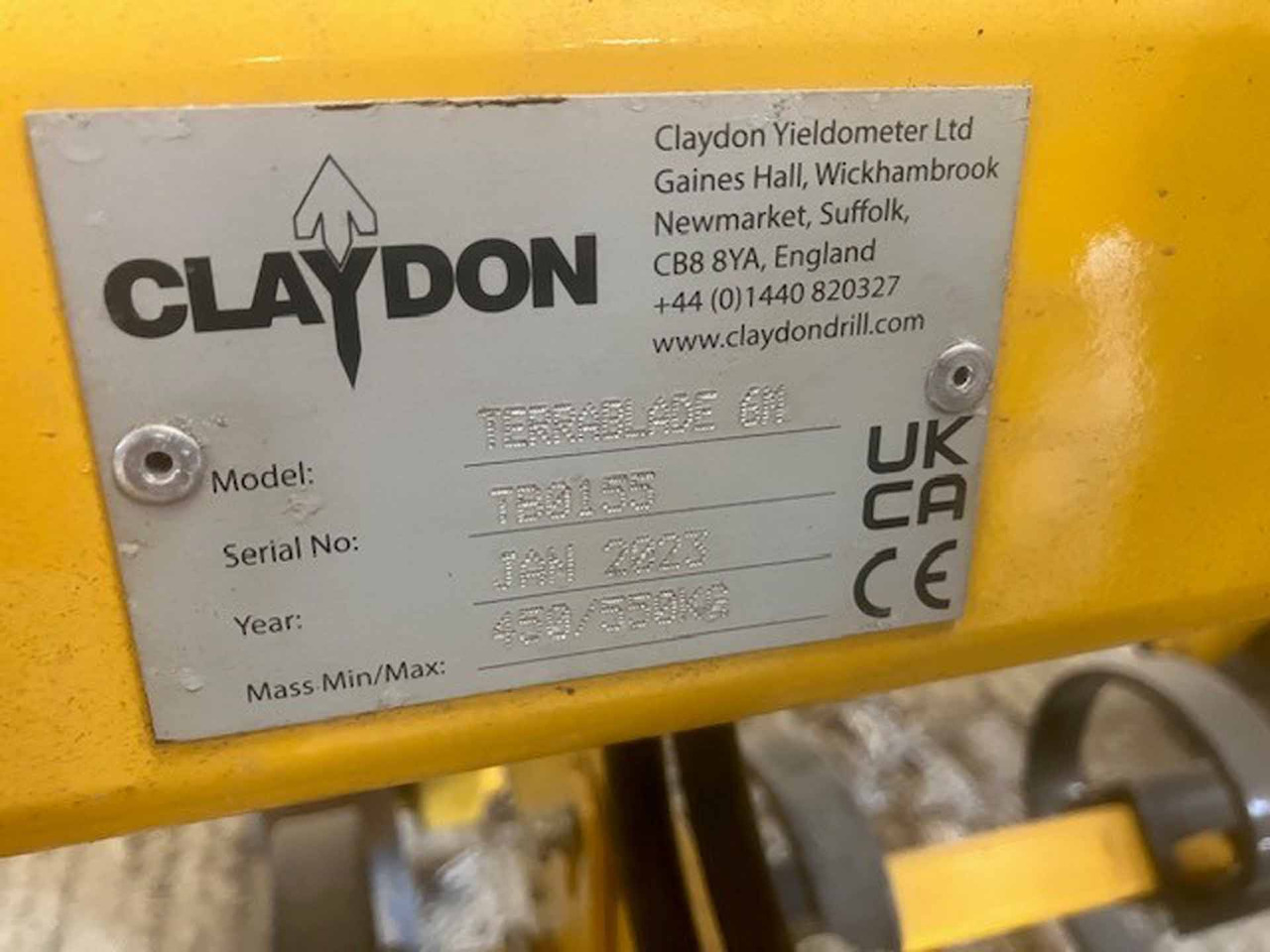 Claydon Terrablade 6m - Grondbewerking toebehoor: afbeelding 4 Claydon Terrablade 6m - Grondbewerking toebehoor: afbeelding 4