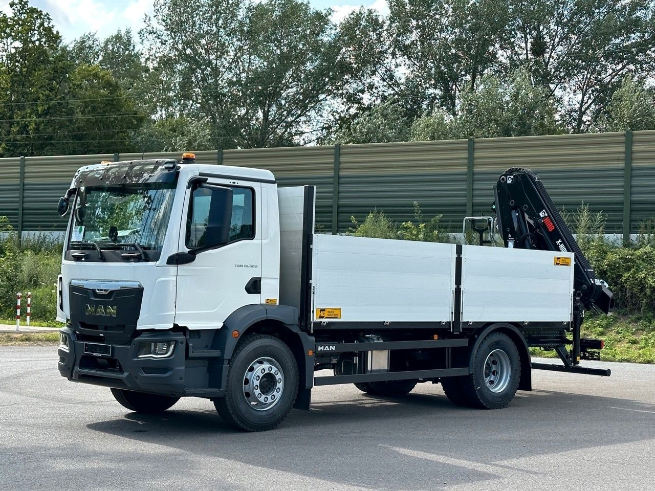 MAN TGM 18.320 4x2 Euro6e Kran Hiab - Vrachtwagen met open laadbak, Kraanwagen: afbeelding 1 MAN TGM 18.320 4x2 Euro6e Kran Hiab - Vrachtwagen met open laadbak, Kraanwagen: afbeelding 1