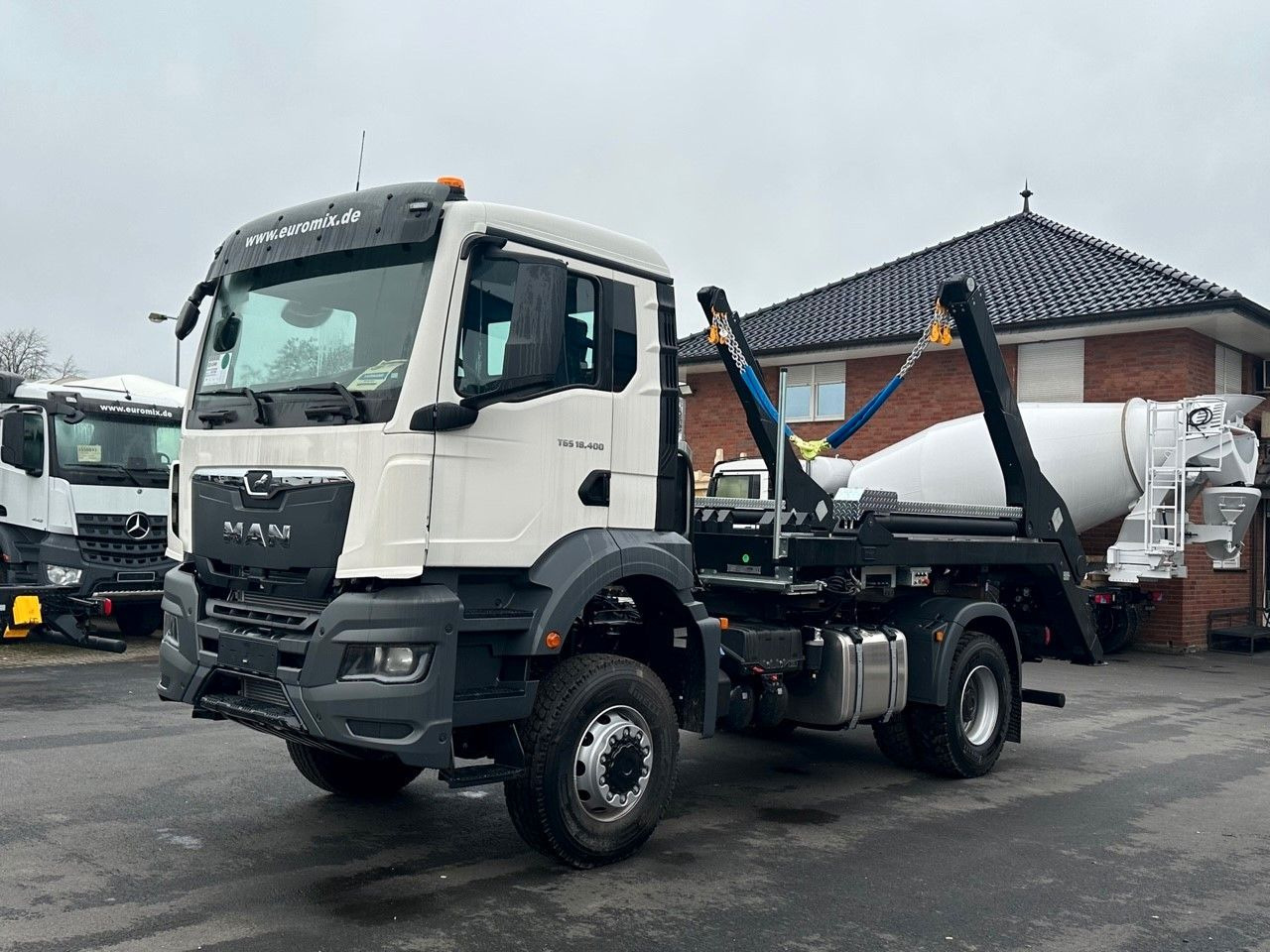 MAN TGS 18.400 4x4 Euro 6e Hyva Absetzkipper - Kipper vrachtwagen, Kraanwagen: afbeelding 1 MAN TGS 18.400 4x4 Euro 6e Hyva Absetzkipper - Kipper vrachtwagen, Kraanwagen: afbeelding 1