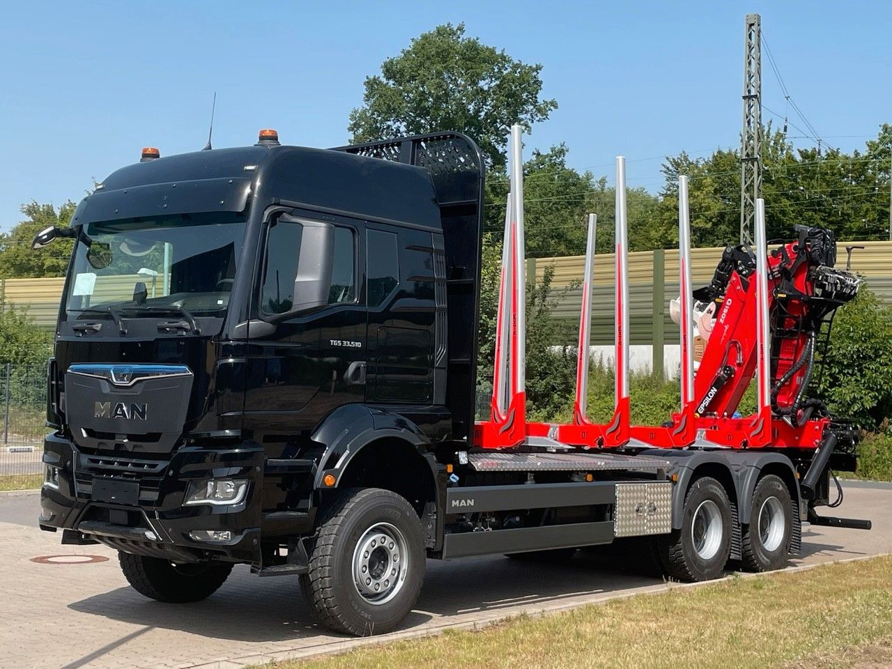 MAN TGS 33.510 6X4 BL Euro6e EPSILON 150Z - Houttransport, Kraanwagen: afbeelding 2 MAN TGS 33.510 6X4 BL Euro6e EPSILON 150Z - Houttransport, Kraanwagen: afbeelding 2
