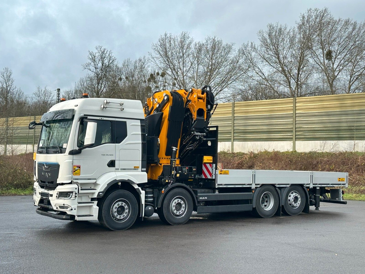 MAN TGS 35.520 8X2 Hiab EFFER 955-8s +Jib 6s - Vrachtwagen met open laadbak, Kraanwagen: afbeelding 4 MAN TGS 35.520 8X2 Hiab EFFER 955-8s +Jib 6s - Vrachtwagen met open laadbak, Kraanwagen: afbeelding 4