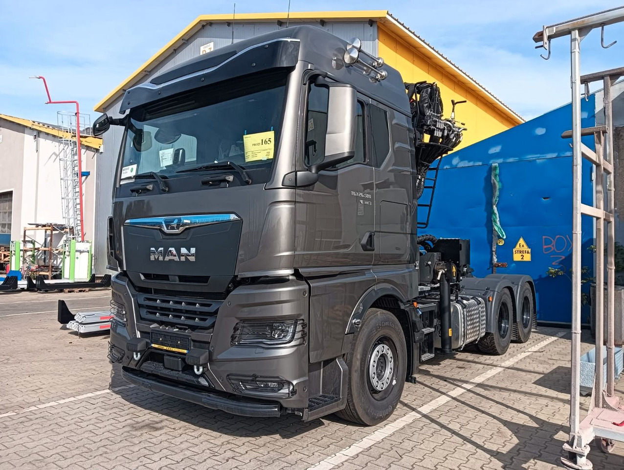 MAN TGX 26.580 6x4 LANGHOLZ EPSILON TZ 17 - Houttransport, Kraanwagen: afbeelding 1 MAN TGX 26.580 6x4 LANGHOLZ EPSILON TZ 17 - Houttransport, Kraanwagen: afbeelding 1