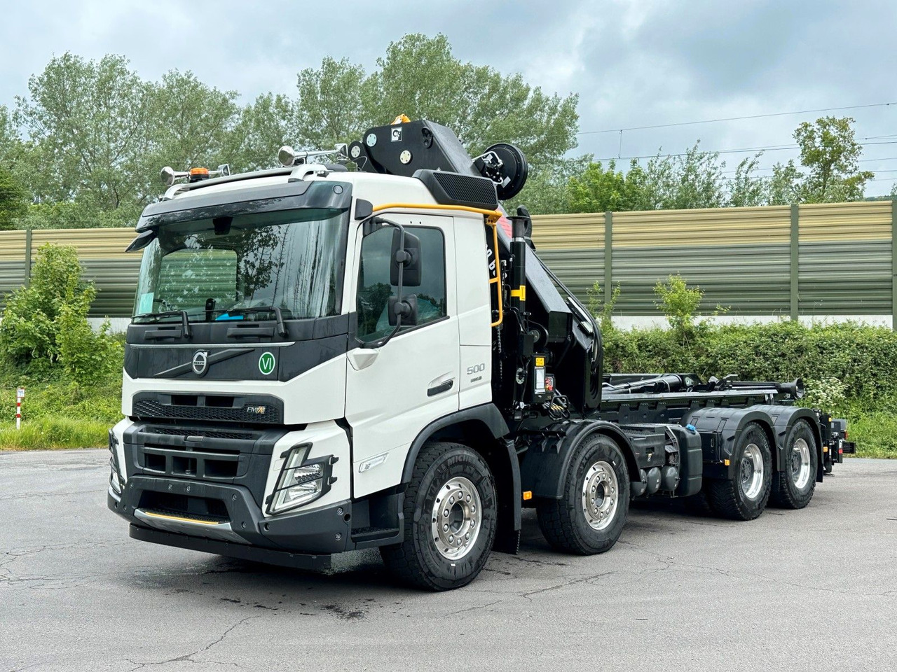 Volvo FMX 500 8x4 Abrollkipper + Kran Hiab 658-6 - Haakarmsysteem vrachtwagen, Kraanwagen: afbeelding 2 Volvo FMX 500 8x4 Abrollkipper + Kran Hiab 658-6 - Haakarmsysteem vrachtwagen, Kraanwagen: afbeelding 2