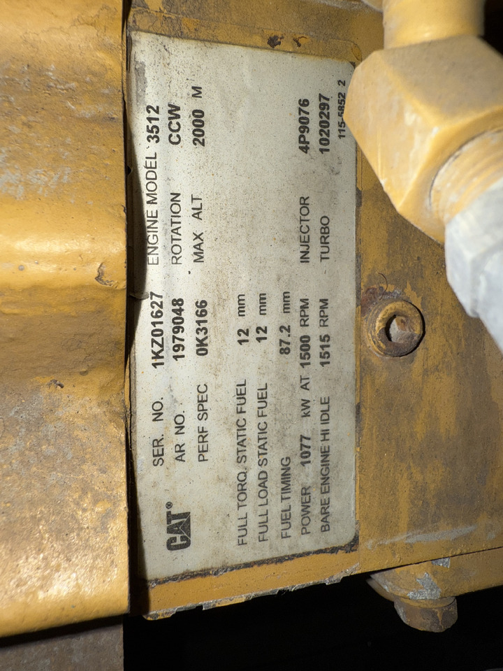 CATPILLAR 3512 - Gereedschap/ Toebehoor: afbeelding 3 CATPILLAR 3512 - Gereedschap/ Toebehoor: afbeelding 3