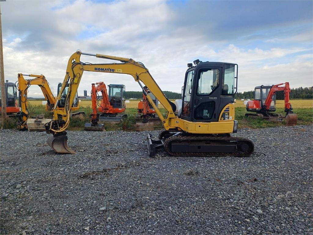 Komatsu pc50mr-2 Engcon pyörittäjällä - Minigraafmachine: afbeelding 2 Komatsu pc50mr-2 Engcon pyörittäjällä - Minigraafmachine: afbeelding 2