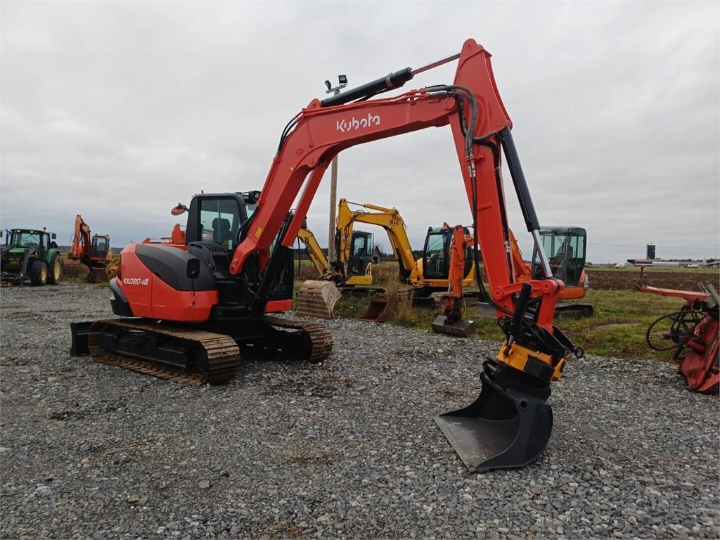 Kubota Kx080-4a Engcon pyörittäjällä - Minigraafmachine: afbeelding 5 Kubota Kx080-4a Engcon pyörittäjällä - Minigraafmachine: afbeelding 5