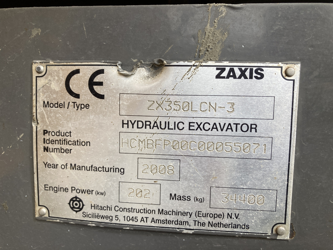 PELLE HITACHI ZX350 NCL-3 - Rupsgraafmachine: afbeelding 1 PELLE HITACHI ZX350 NCL-3 - Rupsgraafmachine: afbeelding 1