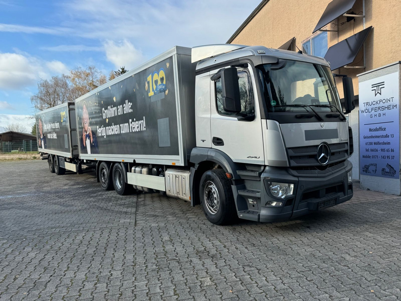 Mercedes-Benz Antos 2540/Durchladbar/2xLBW/Frigoblock/2instock - Koelwagen vrachtwagen: afbeelding 1 Mercedes-Benz Antos 2540/Durchladbar/2xLBW/Frigoblock/2instock - Koelwagen vrachtwagen: afbeelding 1
