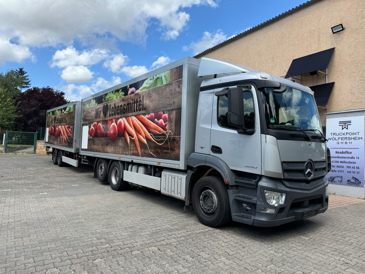 Mercedes-Benz Antos 2540/Durchladbar/Frigoblock/2x LBW/kpl.Zug - Koelwagen vrachtwagen: afbeelding 1 Mercedes-Benz Antos 2540/Durchladbar/Frigoblock/2x LBW/kpl.Zug - Koelwagen vrachtwagen: afbeelding 1