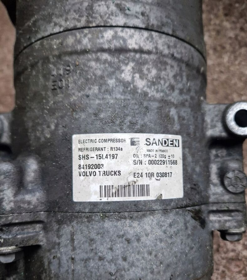 Sanden SPRĘŻARKA KOMPRESOR KLIMATYZACJI POSTOJOWEJ VOLVO FH 4 FM 4 84192003 - Airco compressor voor Vrachtwagen: afbeelding 3 Sanden SPRĘŻARKA KOMPRESOR KLIMATYZACJI POSTOJOWEJ VOLVO FH 4 FM 4 84192003 - Airco compressor voor Vrachtwagen: afbeelding 3