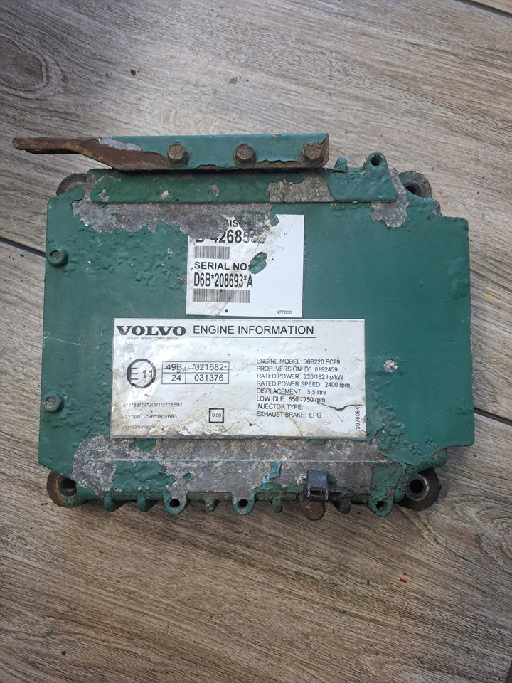 VOLVO KASETA KOMPUTER SILNIKA VOLVO FL 6 00-06 D6B 220 - ECU voor Vrachtwagen: afbeelding 1 VOLVO KASETA KOMPUTER SILNIKA VOLVO FL 6 00-06 D6B 220 - ECU voor Vrachtwagen: afbeelding 1