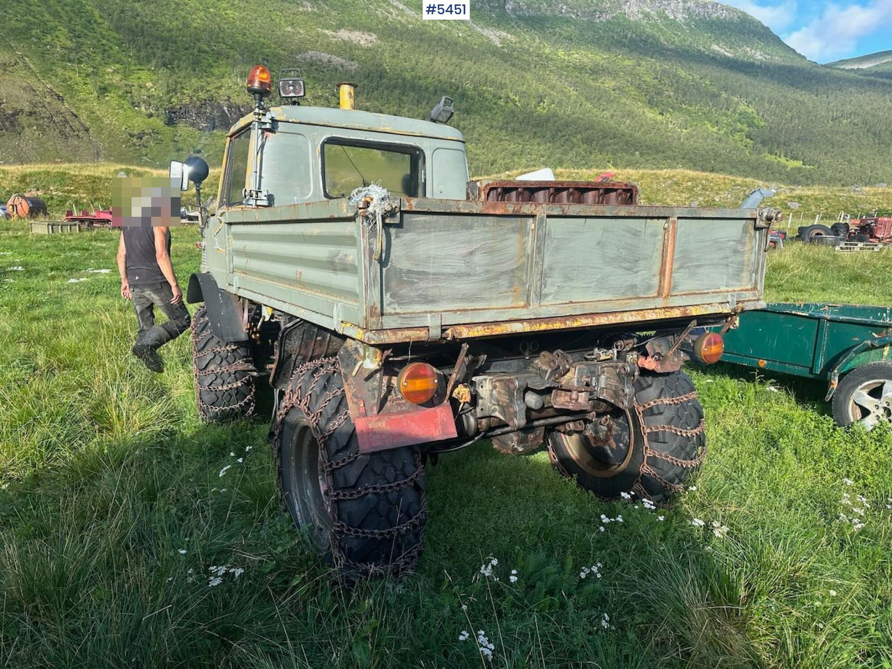 1967 Mercedes-Benz Unimog 406 - Vrachtwagen met open laadbak: afbeelding 5 1967 Mercedes-Benz Unimog 406 - Vrachtwagen met open laadbak: afbeelding 5