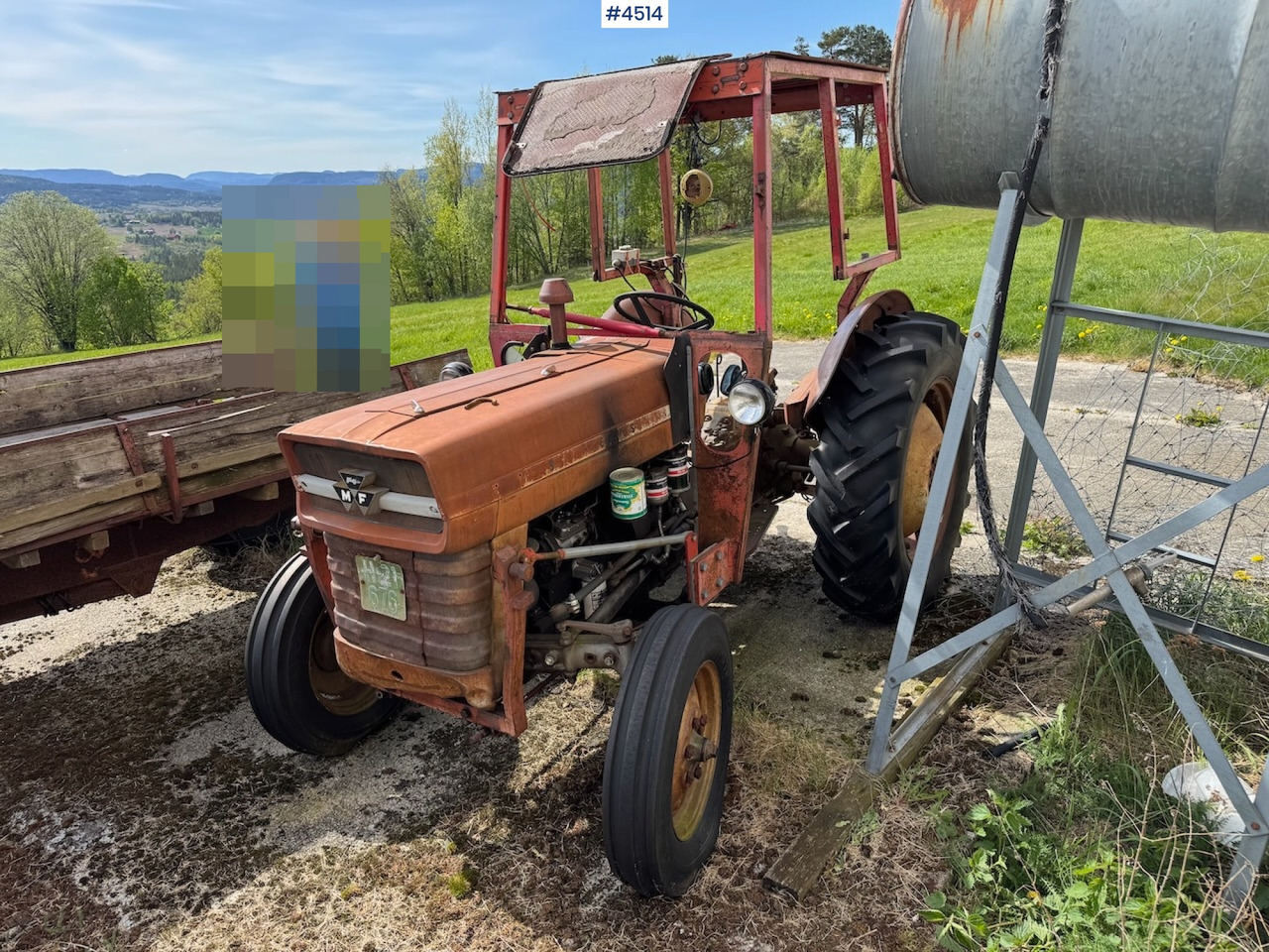 1968 Massey Ferguson 133 - Tractor: afbeelding 3 1968 Massey Ferguson 133 - Tractor: afbeelding 3