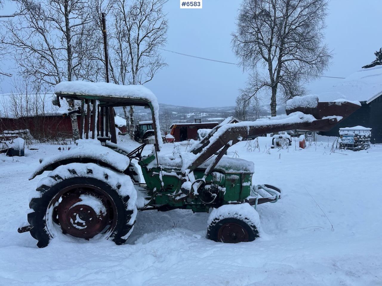 1969 Deutz D5005 tractor w/ front loader. Rep. object. - Tractor: afbeelding 2 1969 Deutz D5005 tractor w/ front loader. Rep. object. - Tractor: afbeelding 2