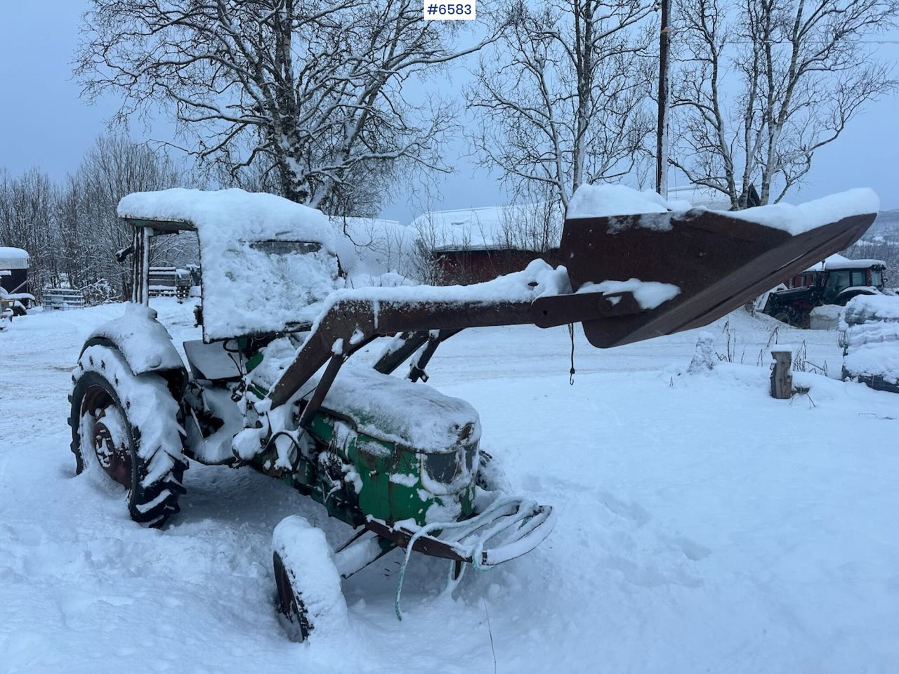 1969 Deutz D5005 tractor w/ front loader. Rep. object. - Tractor: afbeelding 4 1969 Deutz D5005 tractor w/ front loader. Rep. object. - Tractor: afbeelding 4