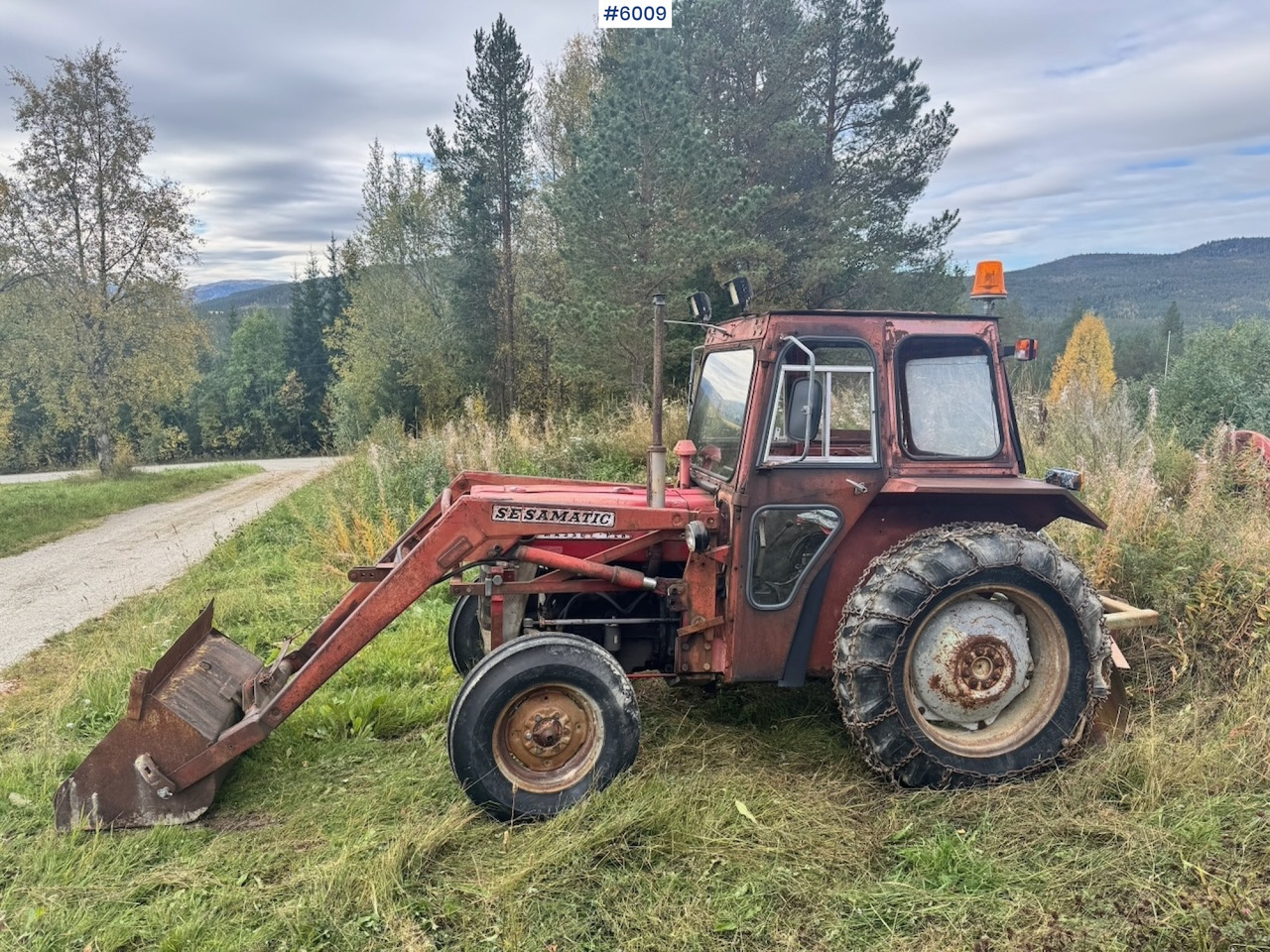 1971 Massey-Ferguson 135 incl. front loader, bucket, rear scraper, and log splitter/firewood machine - Tractor: afbeelding 4 1971 Massey-Ferguson 135 incl. front loader, bucket, rear scraper, and log splitter/firewood machine - Tractor: afbeelding 4