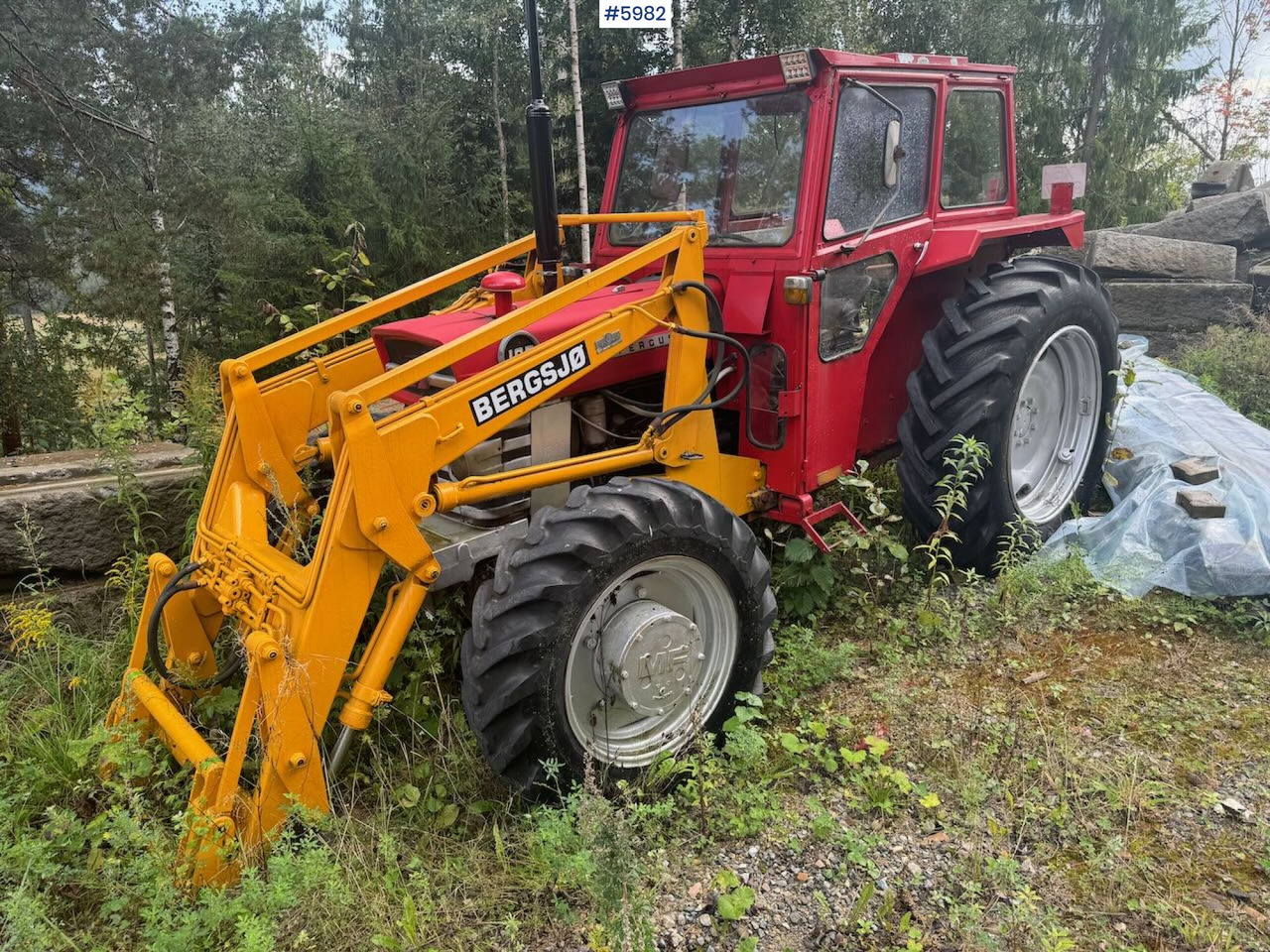 1975 Massey Ferguson 168 4x4 w/ loader - Tractor: afbeelding 1 1975 Massey Ferguson 168 4x4 w/ loader - Tractor: afbeelding 1