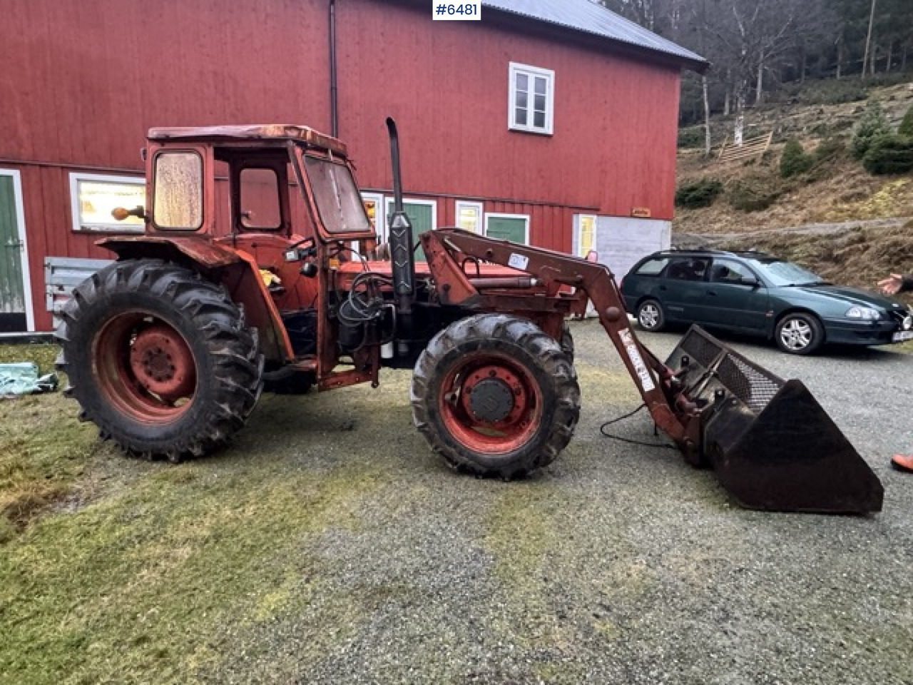 1979 SAME Kosarod 70 with loader and 2 buckets! Repair object - Tractor: afbeelding 3 1979 SAME Kosarod 70 with loader and 2 buckets! Repair object - Tractor: afbeelding 3