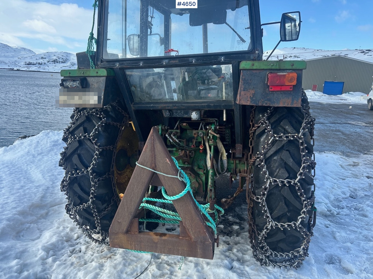 1981 John Deere 2040 w/ loader, triangle, snow blower, pallet forks and hydraulic unit. WATCH VIDEO. - Tractor: afbeelding 5 1981 John Deere 2040 w/ loader, triangle, snow blower, pallet forks and hydraulic unit. WATCH VIDEO. - Tractor: afbeelding 5