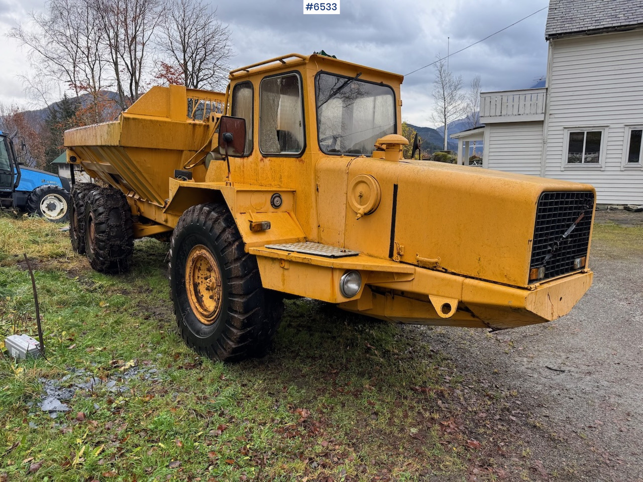 1984 Volvo 861 Dumper 6x6. Lightly repair object. - Kiepwagen met knikbesturing: afbeelding 4 1984 Volvo 861 Dumper 6x6. Lightly repair object. - Kiepwagen met knikbesturing: afbeelding 4
