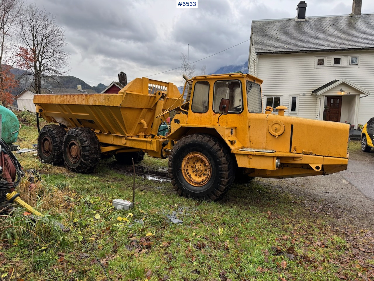 1984 Volvo 861 Dumper 6x6. Lightly repair object. - Kiepwagen met knikbesturing: afbeelding 5 1984 Volvo 861 Dumper 6x6. Lightly repair object. - Kiepwagen met knikbesturing: afbeelding 5