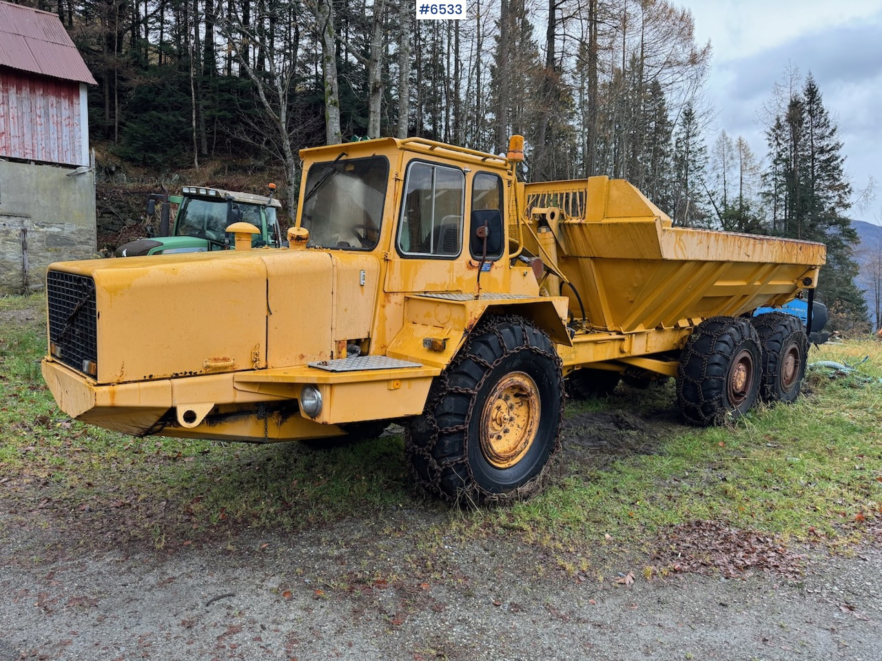 1984 Volvo 861 Dumper 6x6. Lightly repair object. - Kiepwagen met knikbesturing: afbeelding 2 1984 Volvo 861 Dumper 6x6. Lightly repair object. - Kiepwagen met knikbesturing: afbeelding 2