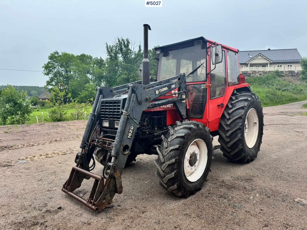 1985 Volvo Valmet 805 Turbo 4x4 w/ Front loader - Tractor: afbeelding 2 1985 Volvo Valmet 805 Turbo 4x4 w/ Front loader - Tractor: afbeelding 2