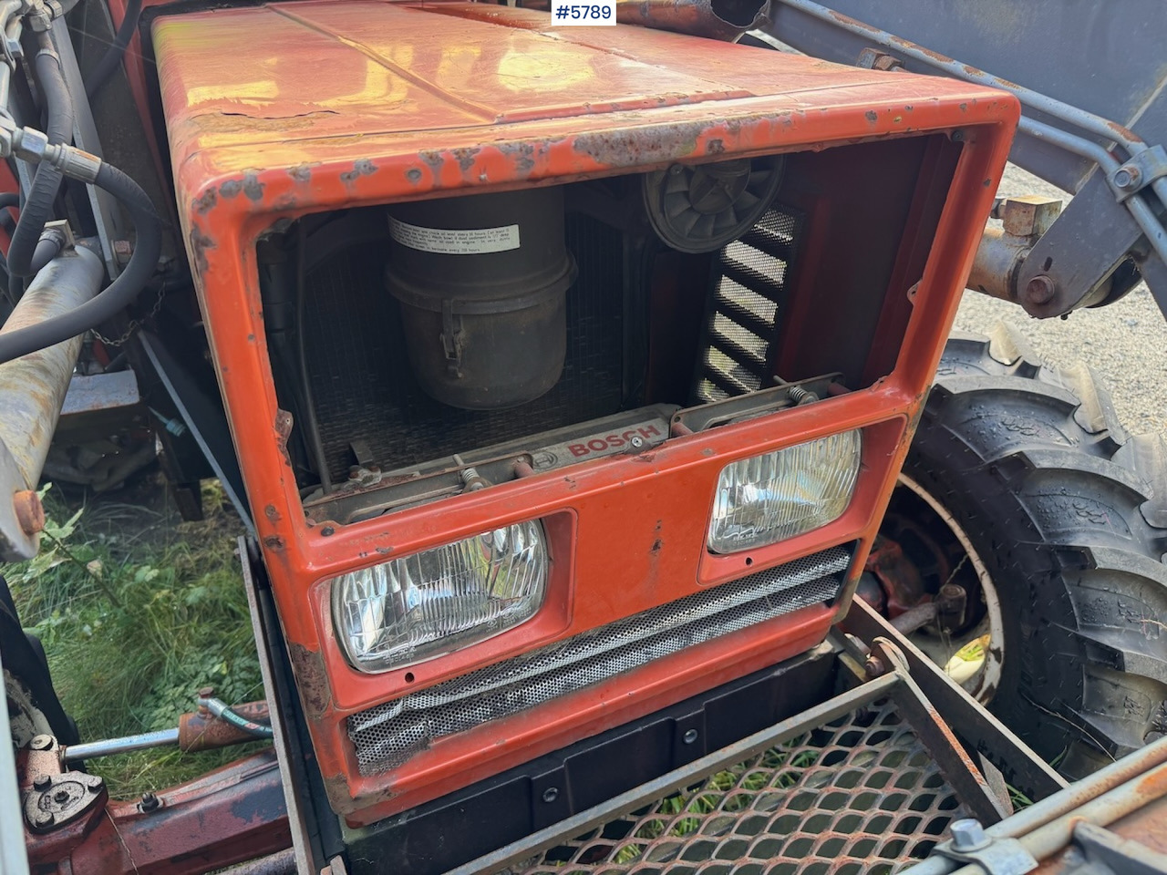 1986 Fiat 55-46 DT w/ front loader. - Tractor: afbeelding 5 1986 Fiat 55-46 DT w/ front loader. - Tractor: afbeelding 5