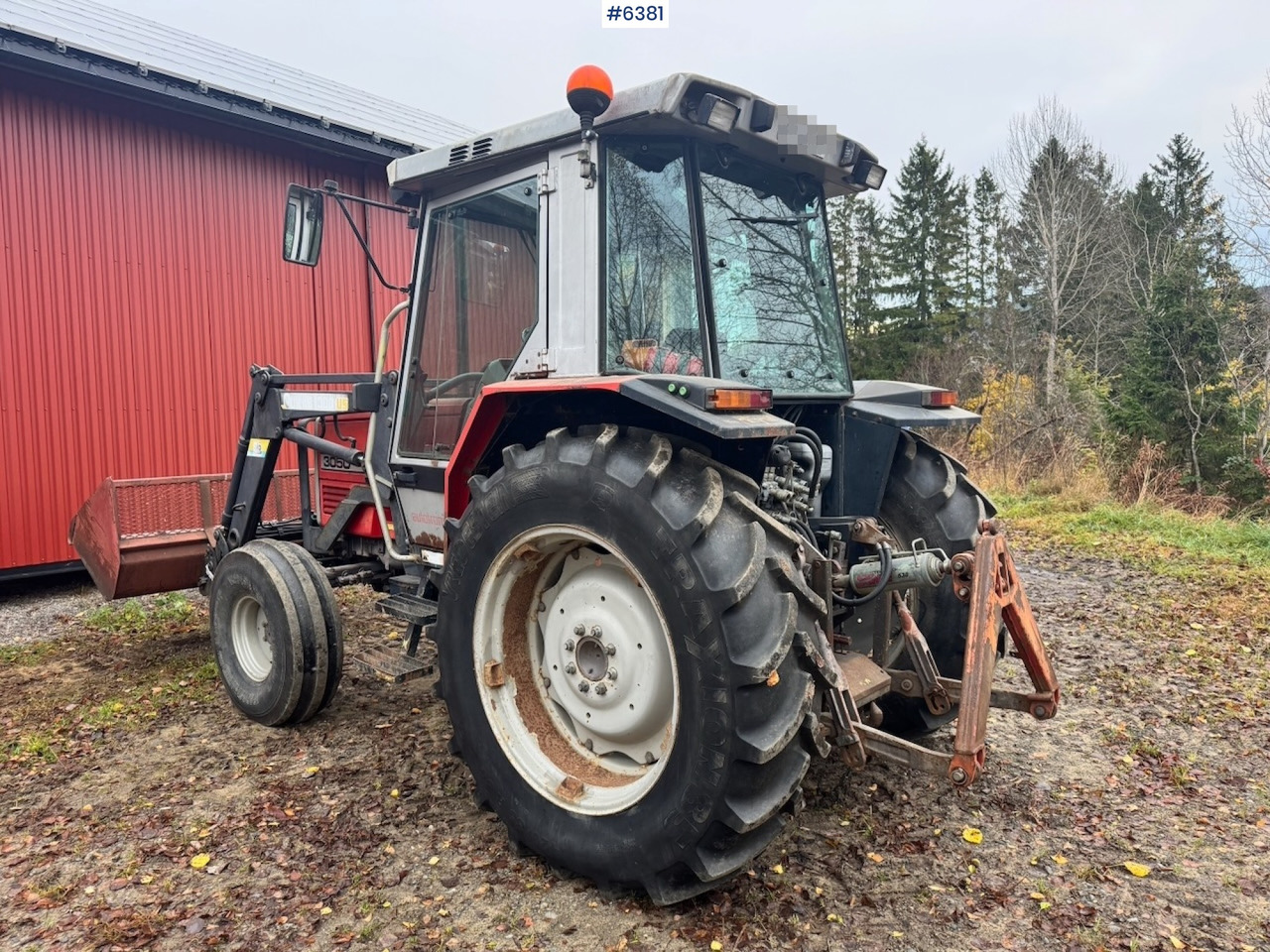 1987 Massey Ferguson 3050 w/ Front loader and twin wheels. - Tractor: afbeelding 3 1987 Massey Ferguson 3050 w/ Front loader and twin wheels. - Tractor: afbeelding 3