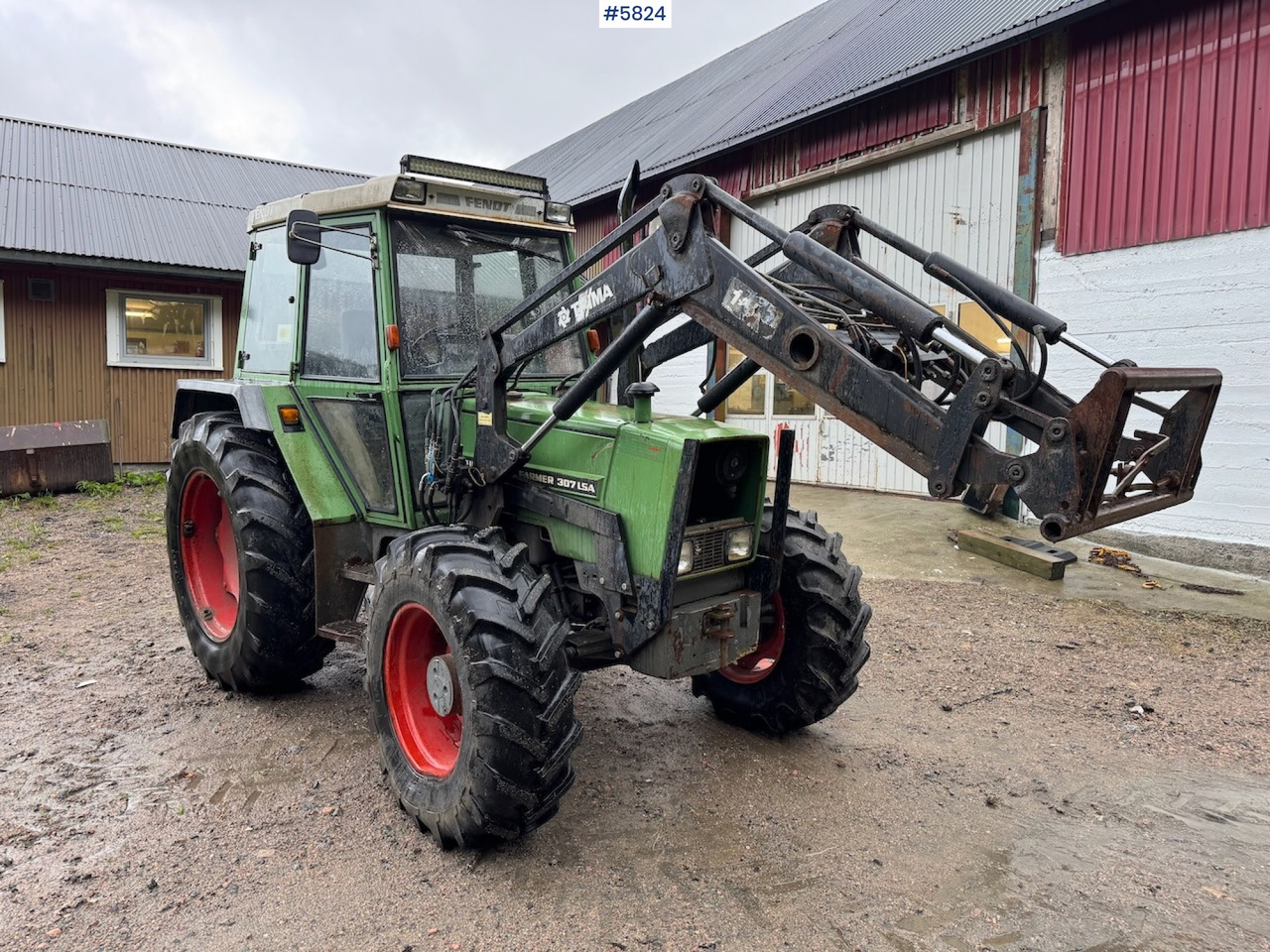 1991 Fendt Farmer 307 LSA w/ front loader. - Tractor: afbeelding 4 1991 Fendt Farmer 307 LSA w/ front loader. - Tractor: afbeelding 4