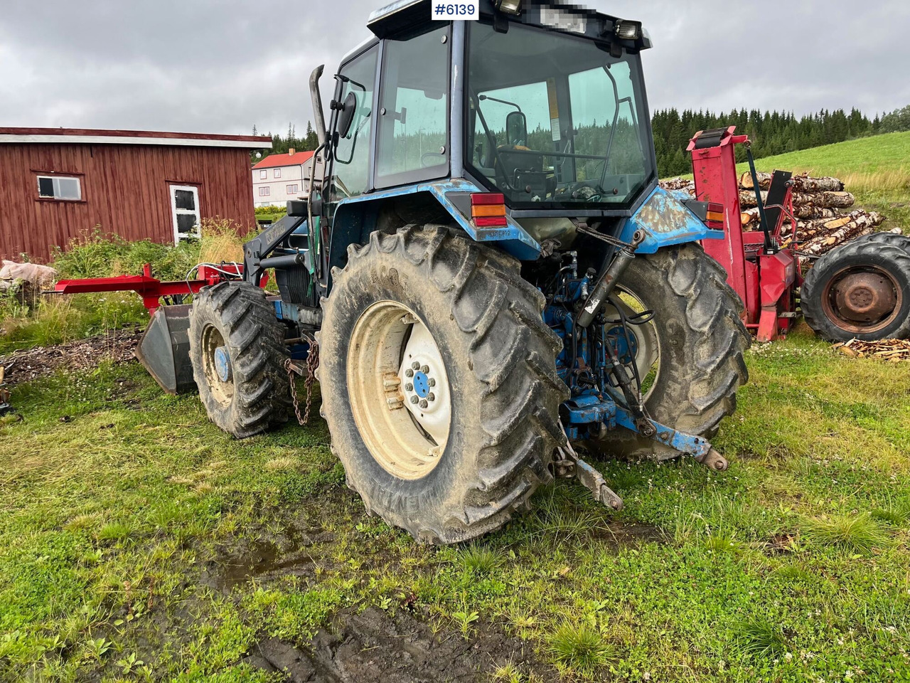 1992 Ford 5640 w/ Trima front loader - Tractor: afbeelding 3 1992 Ford 5640 w/ Trima front loader - Tractor: afbeelding 3
