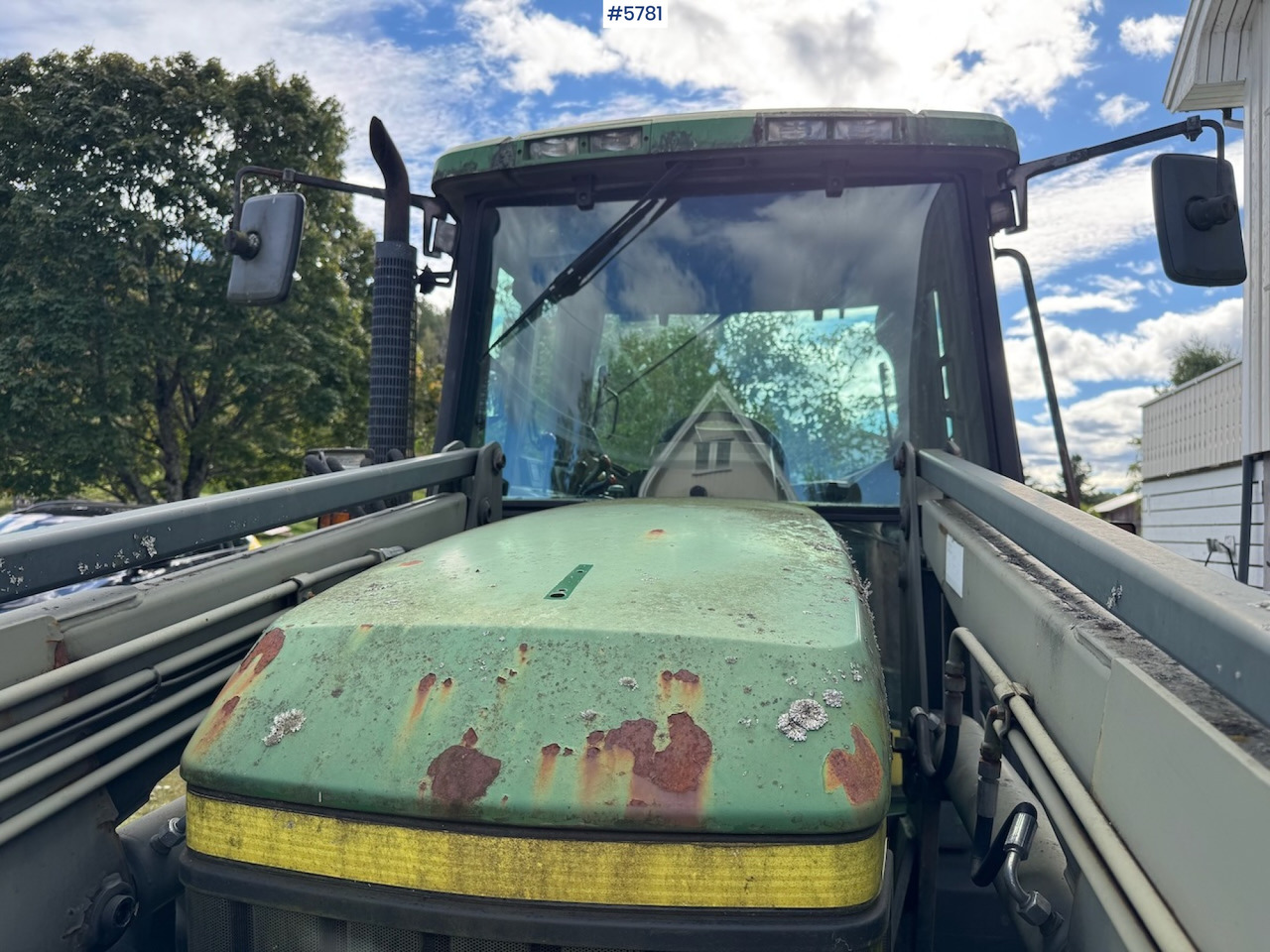 1993 John Deere 6300 w/ front loader and plow plate. - Tractor: afbeelding 5 1993 John Deere 6300 w/ front loader and plow plate. - Tractor: afbeelding 5