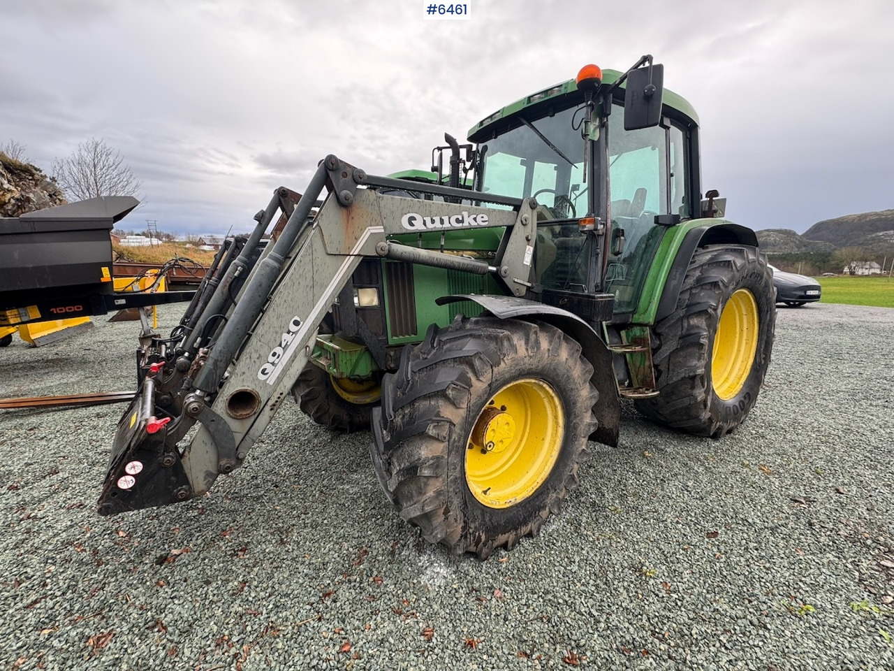 1995 John Deere 6400 w/ Quicke 960 loader. WATCH THE VIDEO! - Tractor: afbeelding 1 1995 John Deere 6400 w/ Quicke 960 loader. WATCH THE VIDEO! - Tractor: afbeelding 1