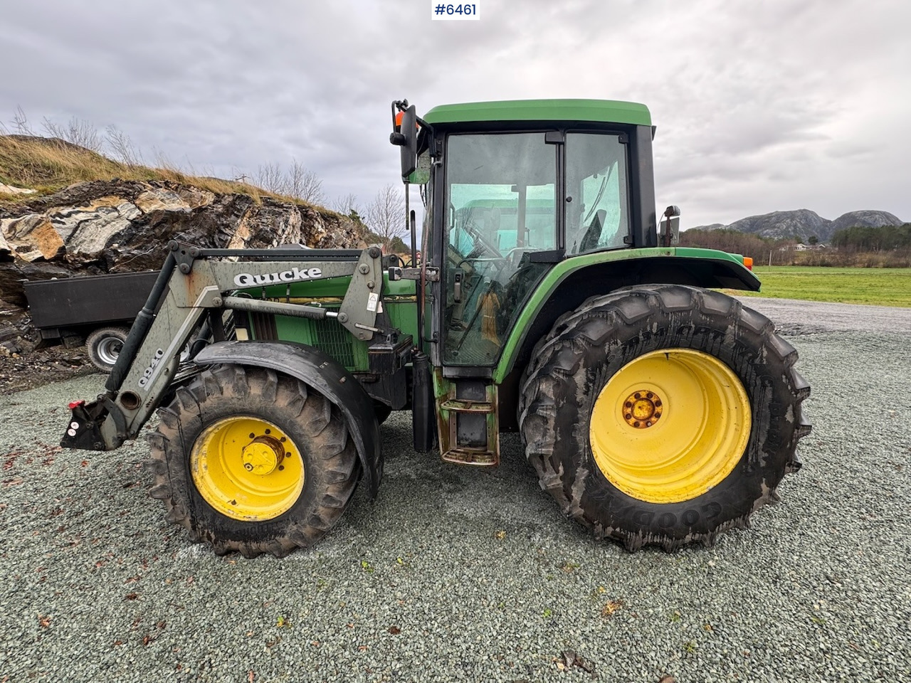 1995 John Deere 6400 w/ Quicke 960 loader. WATCH THE VIDEO! - Tractor: afbeelding 2 1995 John Deere 6400 w/ Quicke 960 loader. WATCH THE VIDEO! - Tractor: afbeelding 2