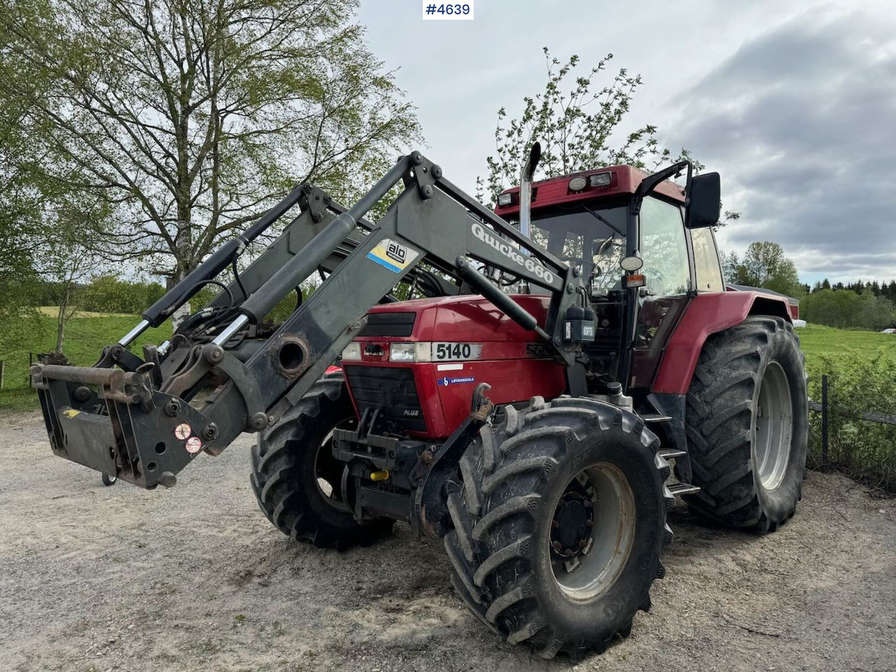 Tractor 1996 CASE IH 5140 Maxxum Plus w/ front loader: afbeelding 11