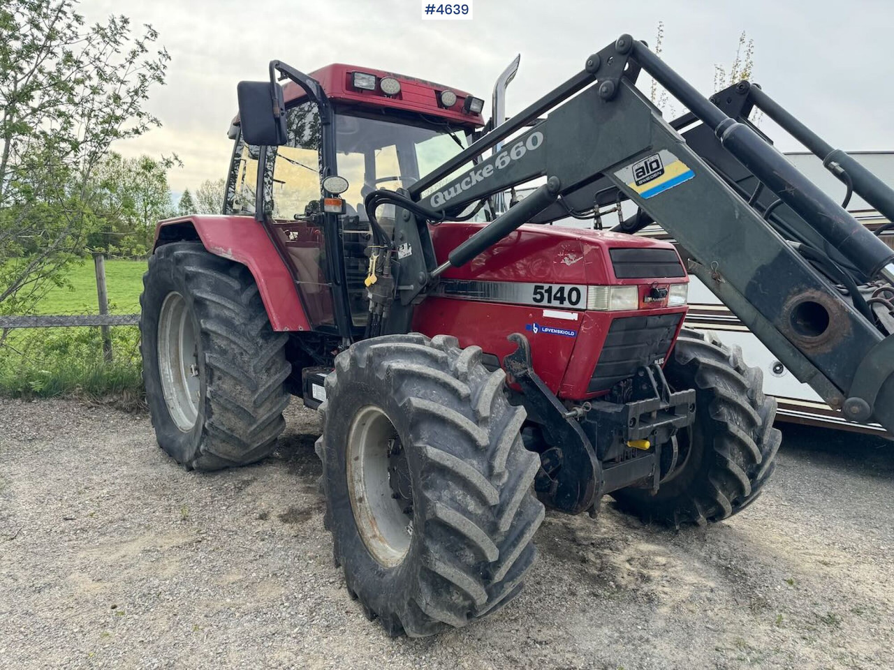 Tractor 1996 CASE IH 5140 Maxxum Plus w/ front loader: afbeelding 9