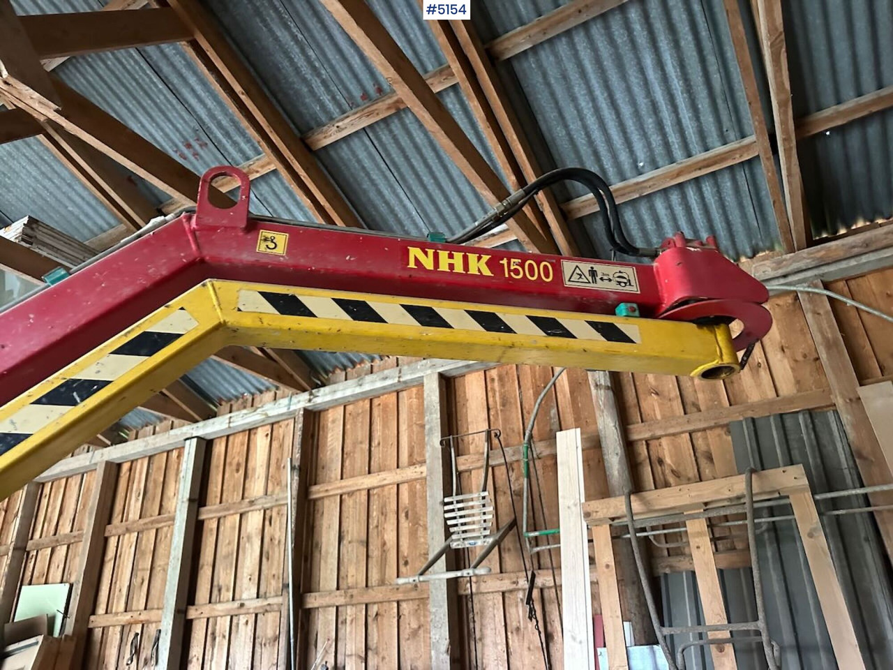 1997 NHK 1500 round bale wrapper - Hooi-/ Voedermachine: afbeelding 3 1997 NHK 1500 round bale wrapper - Hooi-/ Voedermachine: afbeelding 3