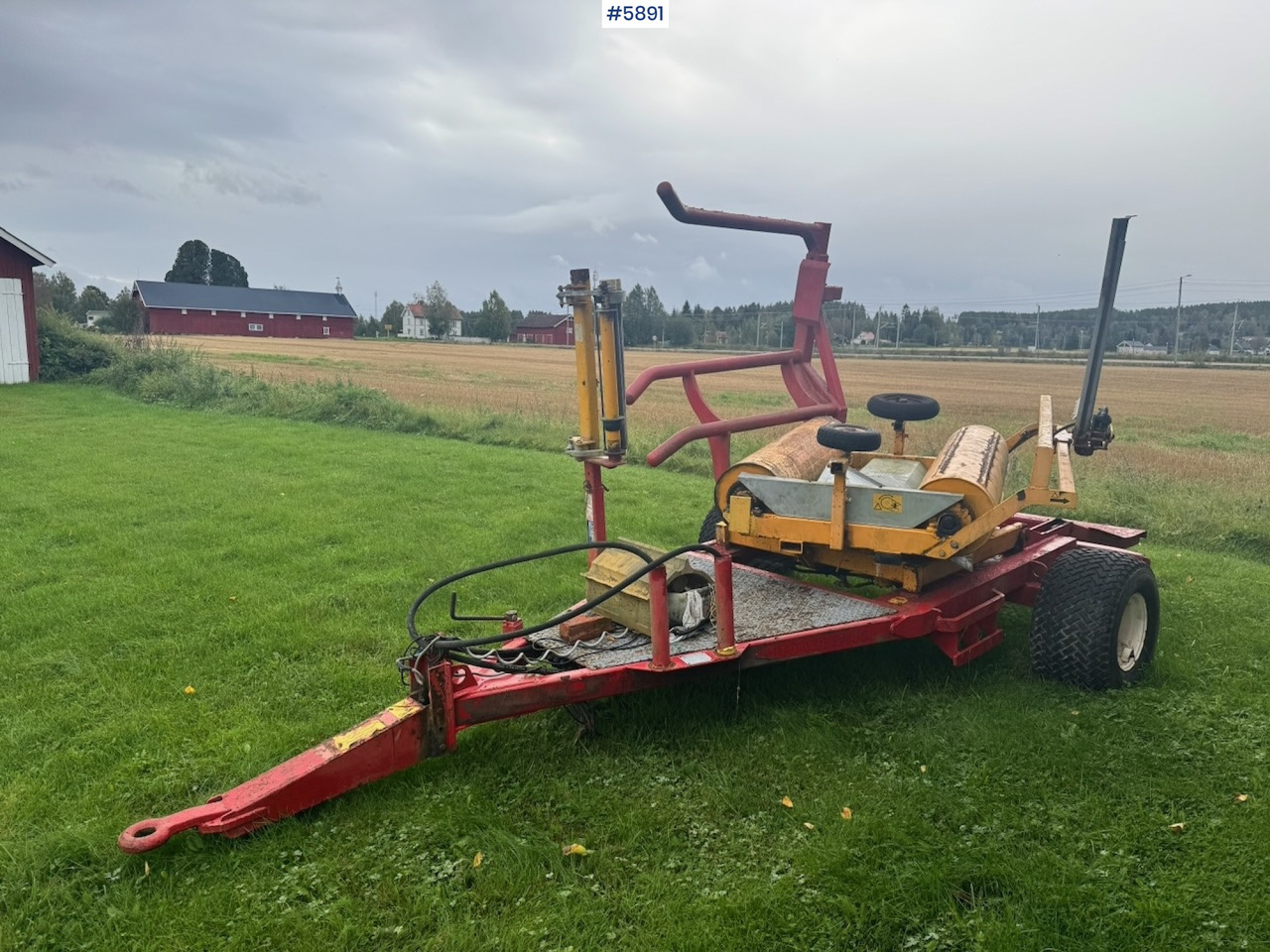 1997 Tellefsdal AW4000 round bale wrapper - Hooi-/ Voedermachine: afbeelding 1 1997 Tellefsdal AW4000 round bale wrapper - Hooi-/ Voedermachine: afbeelding 1
